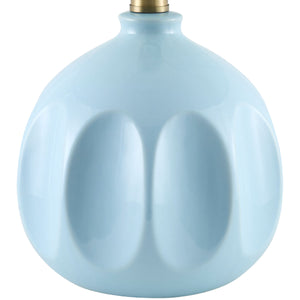   Linen Carved Ceramic Table Lamp | Oroa.com