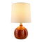 Modern European furniture - Linen Carved Ceramic Table Lamp - www.oroa.com