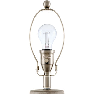   Carved Gray Ceramic Table Lamp | Oroa.com