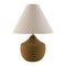 Modern European furniture - Ceramic Beige Linen Table Lamp - www.oroa.com