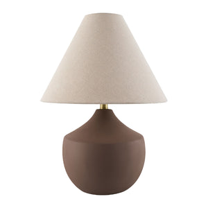   Ceramic Beige Linen Table Lamp | Oroa.com