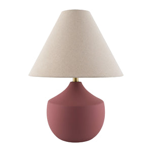   Ceramic Beige Linen Table Lamp | Oroa.com