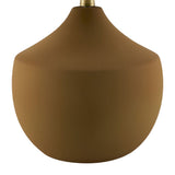 Modern European furniture - Ceramic Beige Linen Table Lamp - www.oroa.com