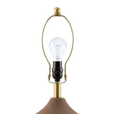 Modern European furniture - Ceramic Beige Linen Table Lamp - www.oroa.com
