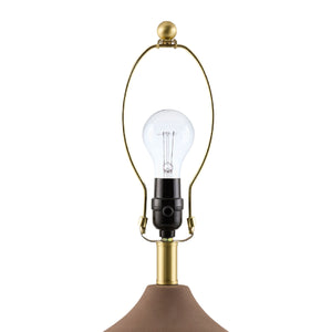   Ceramic Beige Linen Table Lamp | Oroa.com