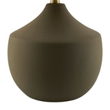 Modern European furniture - Ceramic Beige Linen Table Lamp - www.oroa.com