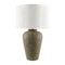 Modern European furniture - Painted Cement Linen Table Lamp - www.oroa.com