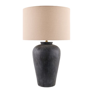   Modern European furniture - Painted Cement Linen Table Lamp - www.oroa.com | Oroa.com