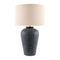 Modern European furniture - Painted Cement Linen Table Lamp - www.oroa.com