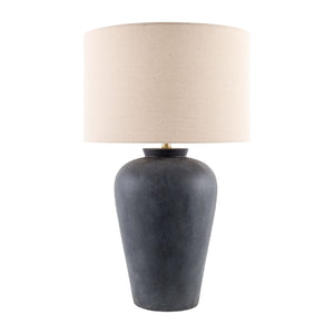   Modern European furniture - Painted Cement Linen Table Lamp - www.oroa.com | Oroa.com