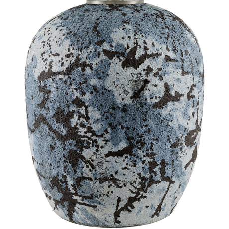 Modern European furniture - Textured Gray Ceramic Table Lamp - www.oroa.com