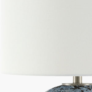   Modern European furniture - Textured Gray Ceramic Table Lamp - www.oroa.com | Oroa.com