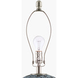 Modern European furniture - Textured Gray Ceramic Table Lamp - www.oroa.com