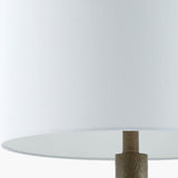 Modern European furniture -  Painted Base Linen Table Lamp - www.oroa.com