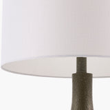 Modern European furniture -  Painted Base Linen Table Lamp - www.oroa.com