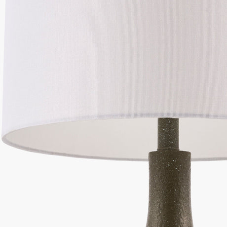 Modern European furniture -  Painted Base Linen Table Lamp - www.oroa.com