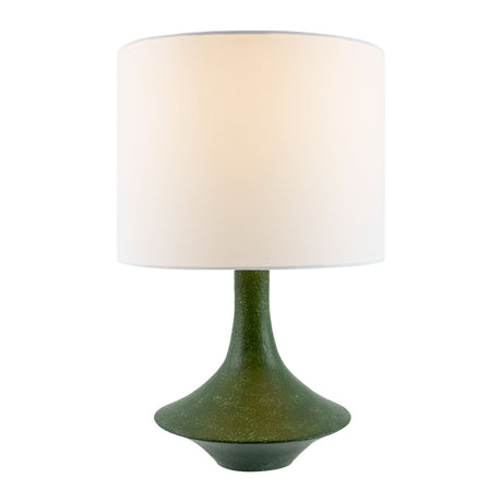 Modern European furniture -  Painted Base Linen Table Lamp - www.oroa.com