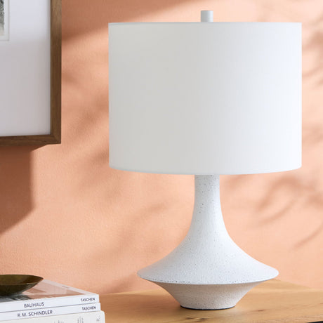 Modern European furniture -  Painted Base Linen Table Lamp - www.oroa.com