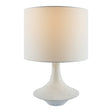 Modern European furniture -  Painted Base Linen Table Lamp - www.oroa.com