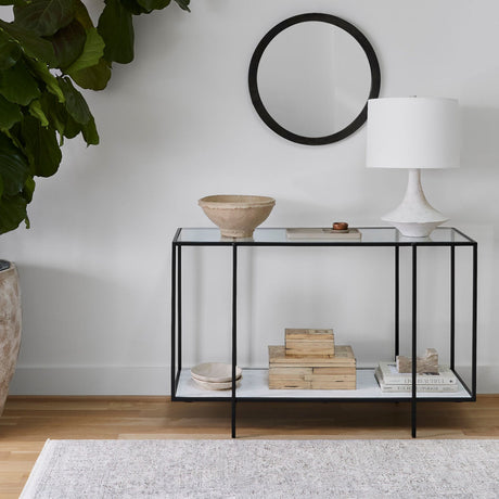 Modern European furniture - White Drum Shade Table Lamp - www.oroa.com