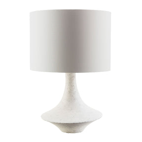 Modern European furniture - White Drum Shade Table Lamp - www.oroa.com
