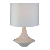 Modern European furniture - White Drum Shade Table Lamp - www.oroa.com
