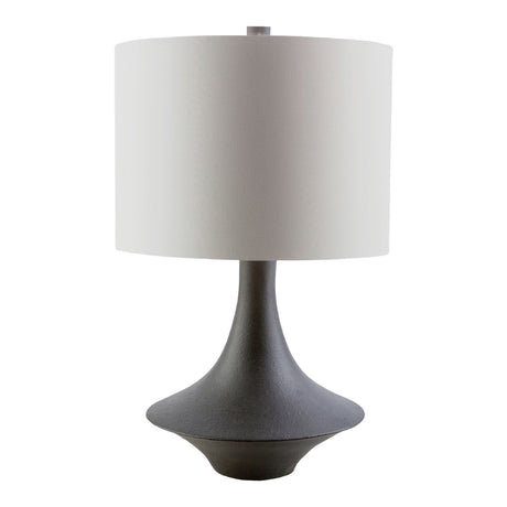 Modern European furniture - White Drum Shade Table Lamp - www.oroa.com
