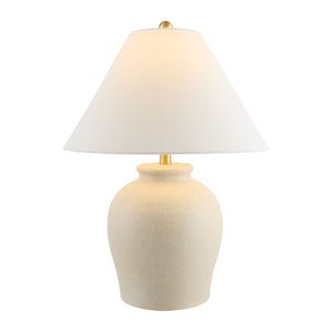   Painted Beige Ceramic Table Lamp | Oroa.com