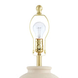 Modern European furniture - Painted Beige Ceramic Table Lamp - www.oroa.com