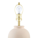 Modern European furniture - Ceramic White Linen Table Lamp - www.oroa.com