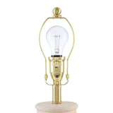 Modern European furniture - Brown Pleated Linen Table Lamp - www.oroa.com