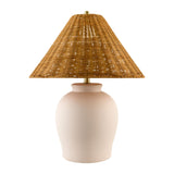 Modern European furniture - Rattan Empire Shade Table Lamp - www.oroa.com