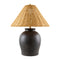 Modern European furniture - Rattan Empire Shade Table Lamp - www.oroa.com