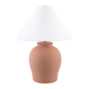   Ceramic White Linen Table Lamp | Oroa.com