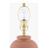 Modern European furniture - Ceramic White Linen Table Lamp - www.oroa.com