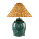 Modern European furniture - Rattan Empire Shade Table Lamp - www.oroa.com