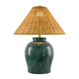 Modern European furniture - Rattan Empire Shade Table Lamp - www.oroa.com