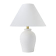 Modern European furniture - White Linen Empire Table Lamp - www.oroa.com