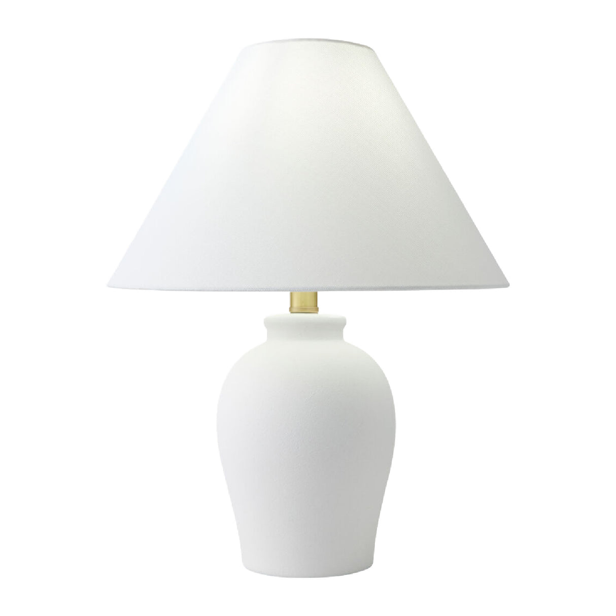   White Linen Empire Table Lamp | Oroa.com