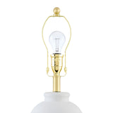 Modern European furniture - Brown Rattan Ceramic Table Lamp - www.oroa.com