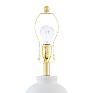   Brown Rattan Ceramic Table Lamp | Oroa.com