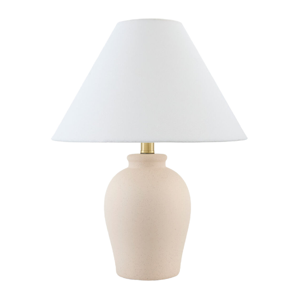   White Linen Empire Table Lamp | Oroa.com