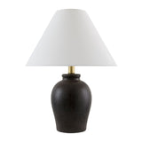 Modern European furniture - White Linen Empire Table Lamp - www.oroa.com