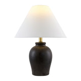 Modern European furniture - White Linen Empire Table Lamp - www.oroa.com