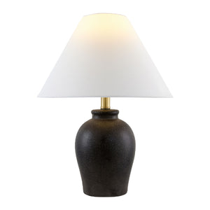   White Linen Empire Table Lamp | Oroa.com