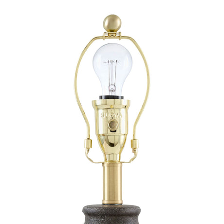 Modern European furniture - White Linen Empire Table Lamp - www.oroa.com