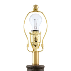   Brown Rattan Ceramic Table Lamp | Oroa.com