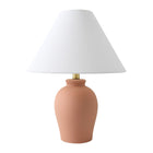Modern European furniture - White Linen Empire Table Lamp - www.oroa.com