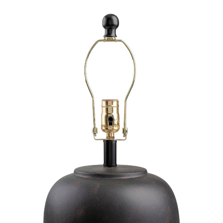 Modern European furniture - Ceramic Beige Linen Table Lamp - www.oroa.com