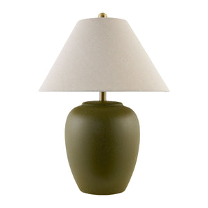   Ceramic Beige Linen Table Lamp | Oroa.com